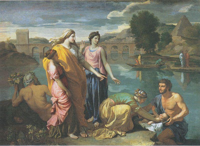 Nicolas Poussin The Finding of Moses Spain oil painting art